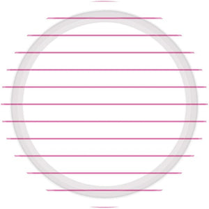 Tableware - Plates Bright Pink Stripes Round NPC Lunch Paper Plates FSC 23cm 8pk