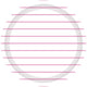 Tableware - Plates Bright Pink Stripes Round NPC Lunch Paper Plates FSC 23cm 8pk