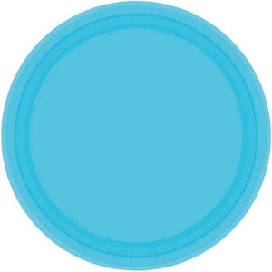 Tableware - Plates Caribbean Blue NPC Round Paper Plates 17cm 20pk