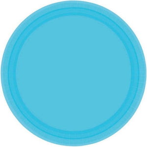 Tableware - Plates Caribbean Blue NPC Round Paper Plates 23cm 20pk