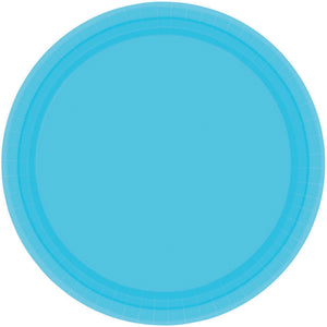 Tableware - Plates Caribbean Blue Round NPC Lunch Paper Plates FSC 23cm 20pk