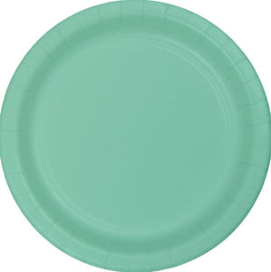 Tableware - Plates Cool Mint Dinner Paper Plates 23cm 24pk