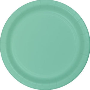 Tableware - Plates Fresh Mint Green Lunch Paper Plates 18cm 24pk