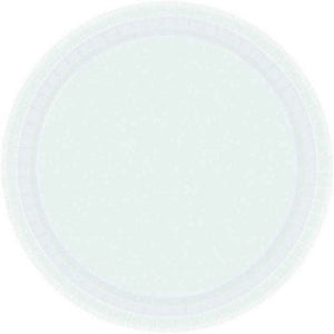 Tableware - Plates Frosty White Round Dinner Paper Plates NPC 23cm 20pk