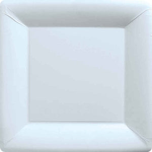 Tableware - Plates Frosty White Square NPC Dessert Paper Plates FSC 17cm 20pk