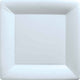 Tableware - Plates Frosty White Square NPC Paper Dinner Plates FSC 23cm 20pk