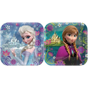 Tableware - Plates Frozen Square NPC Paper Plates 17cm 8pk