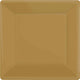 Tableware - Plates Gold Square NPC Paper Dinner Plates FSC 23cm 20pk