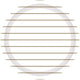 Tableware - Plates Gold Stripes Round NPC Lunch Paper Plates FSC 23cm 8pk