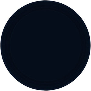 Tableware - Plates Jet Black NPC Round Paper Plates 17cm 20pk