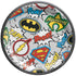 Justice League Heros Unite NPC Paper Plates 17cm 8pk