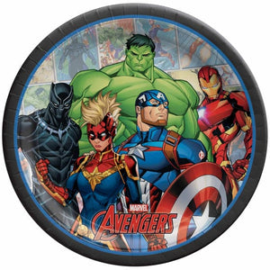 Tableware - Plates Marvel Powers Unite NPC Paper Plates FSC 23cm 8pk