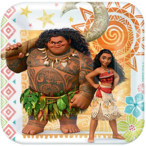 Tableware - Plates Moana NPC Square Paper Plates FSC 17cm 8pk