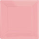 Tableware - Plates New Pink Square NPC Dessert Paper Plates FSC 17cm 20pk