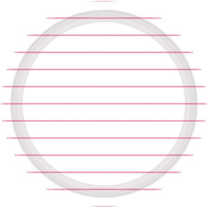 Tableware - Plates New Pink Stripes Round NPC Lunch Paper Plates FSC 23cm 8pk