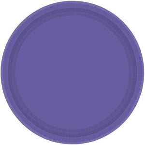 Tableware - Plates New Purple NPC Round Paper Plates 17cm 20pk