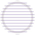 Stripes Round NPC Lunch Paper Plates 23cm 8pk
