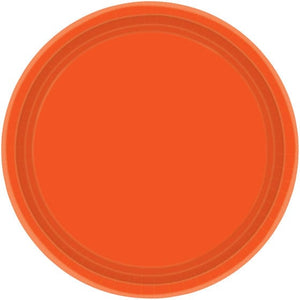 Tableware - Plates Orange Round NPC Dessert Paper Plates FSC 17cm 20pk