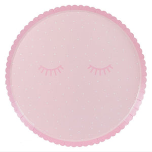 Tableware - Plates Pamper Party Polka Dot Paper Plates 25cm x 25cm 8pk