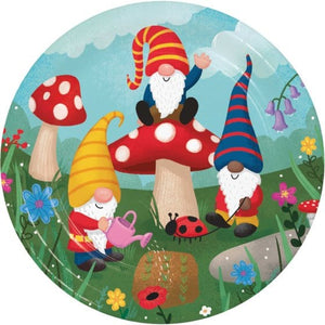 Tableware - Plates Party Gnomes NPC Dinner Paper Plates 22cm 8pk