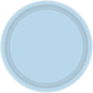 Tableware - Plates Pastel Blue NPC Round Paper Plates FSC 23cm 20pk