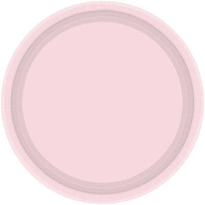 Tableware - Plates Pastel Pink Round NPC Lunch Paper Plates FSC 23cm 20pk