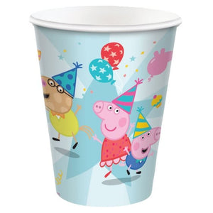 Tableware - Plates Peppa's Party HC Paper Cups 266ml 8pk