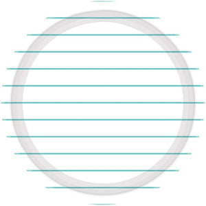 Tableware - Plates Robin Egg Blue Stripes Round NPC Lunch Paper Plates FSC 23cm 8pk