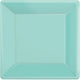 Tableware - Plates Robins Egg Blue Square NPC Paper Dinner Plates FSC 23cm 20pk