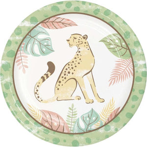 Tableware - Plates Safari Baby Round NPC Paper Plates 18cm 8pk