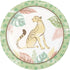 Safari Baby Round NPC Paper Plates 18cm 8pk