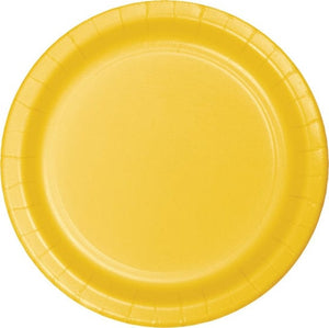 Tableware - Plates School Bus Yellow Dinner Plates 23cm 24pk