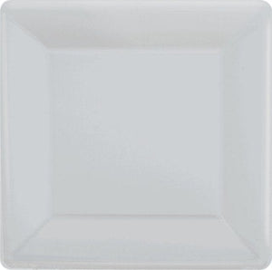 Tableware - Plates Silver NPC Square Paper Plates FSC 23cm 20pk