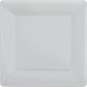 Tableware - Plates Silver Square NPC Paper Dinner Plates FSC 23cm 20pk