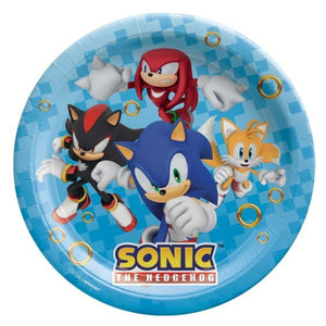 Tableware - Plates Sonic The Hedgehog NPC Paper Plates 23cm 8pk