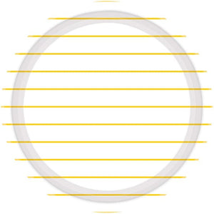 Tableware - Plates Sunshine Yellow Stripes NPC Round Paper Plates FSC 23cm 8pk