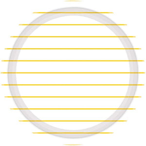 Tableware - Plates Sunshine Yellow Stripes Round NPC Lunch Paper Plates FSC 23cm 8pk