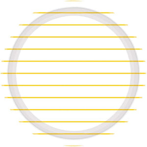 Tableware - Plates Sunshine Yellow Stripes Round NPC Lunch Paper Plates FSC 23cm 8pk