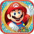 Super Mario Brothers Square NPC Paper Plates 23cm 8pk