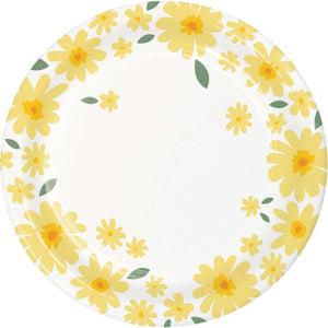 Tableware - Plates Sweet Daisy Round NPC Paper Plates 18cm 8pk