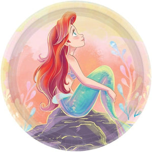 Tableware - Plates The Little Mermaid Round Paper Plates NPC 18cm 8pk