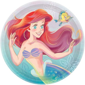 Tableware - Plates The Little Mermaid Round Paper Plates NPC 23cm 8pk