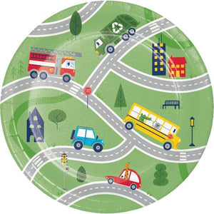 Tableware - Plates Transportation Time NPC Paper Plates 17cm 8pk