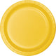 Tableware - Plates Yellow Dinner Paper Plates 23cm 24pk