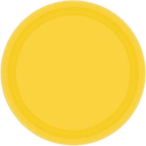 Tableware - Plates Yellow Sunshine NPC Round Paper Plates 17cm 20pk