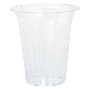 Tableware - Popcorn Boxes & Snack Containers Clear Plastic Medium Flared Cylinder Each
