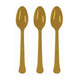 Tableware - Spoons, Forks, Knives & Tongs Gold Premium Plastic Spoons 20pk