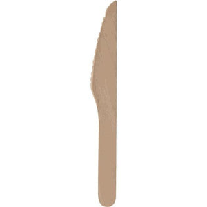 Tableware - Spoons, Forks, Knives & Tongs Natural Wooden Knife FSC 20pk