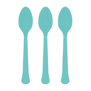 Tableware - Spoons, Forks, Knives & Tongs Robin's Egg Blue Premium Plastic Spoons 20pk