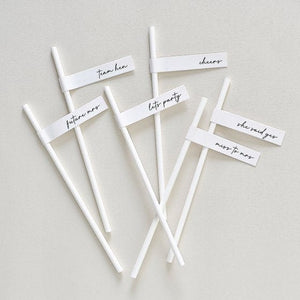 Tableware - Straws Hen Party Straws 16pk